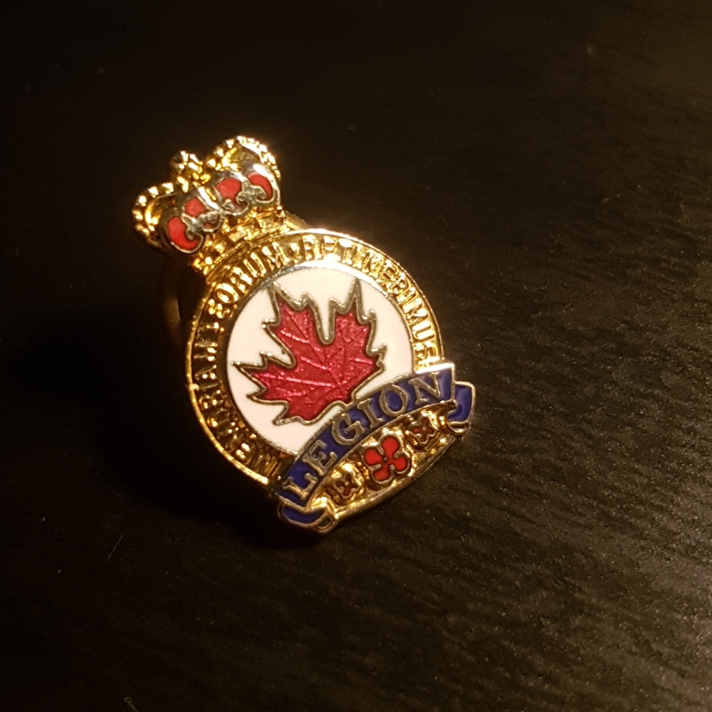 Vintage Royal Canadian Legion Crest Pin